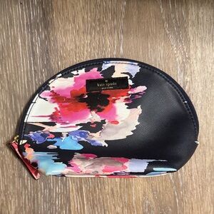 Kate Spade Black Floral Pouch